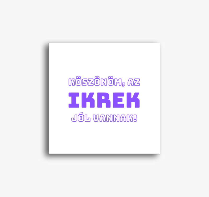 Ikrek slika na platnu