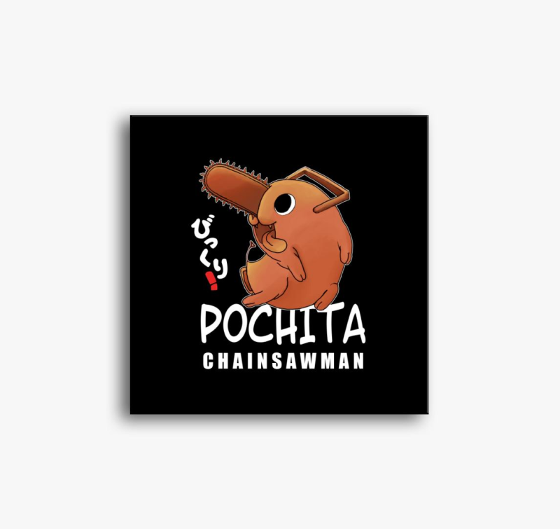 Chainsaw Man - Pochita slika na platnu