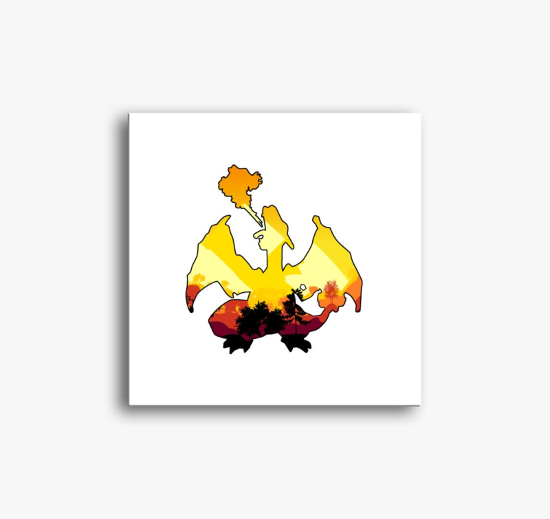 Pokemon - Charizard slika na platnu