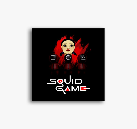 Squid Game poster style slika ...