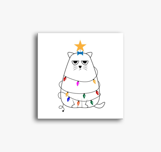 Grumpy cat slika na platnu