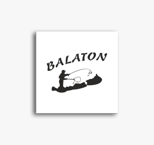 Balatoni ribič slika na platnu...