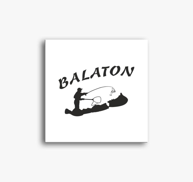 Balatoni ribič slika na platnu