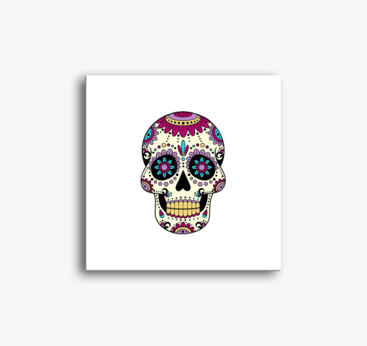Mexican skull slika na platnu