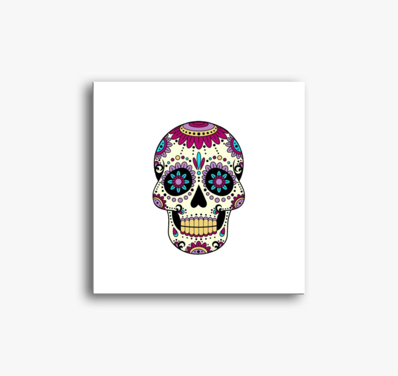 Mexican skull slika na platnu