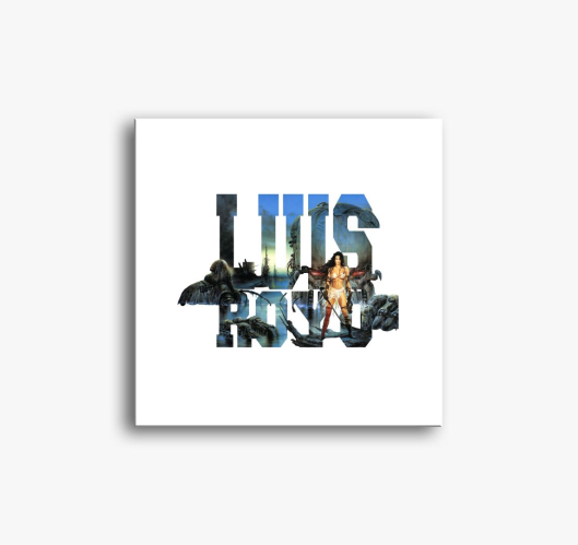 Csajszi robottal slika na plat...