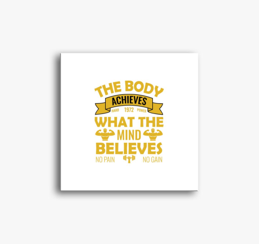 The body achieves what the min...