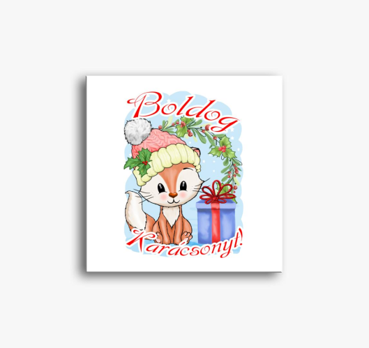 Boldog slika na platnu