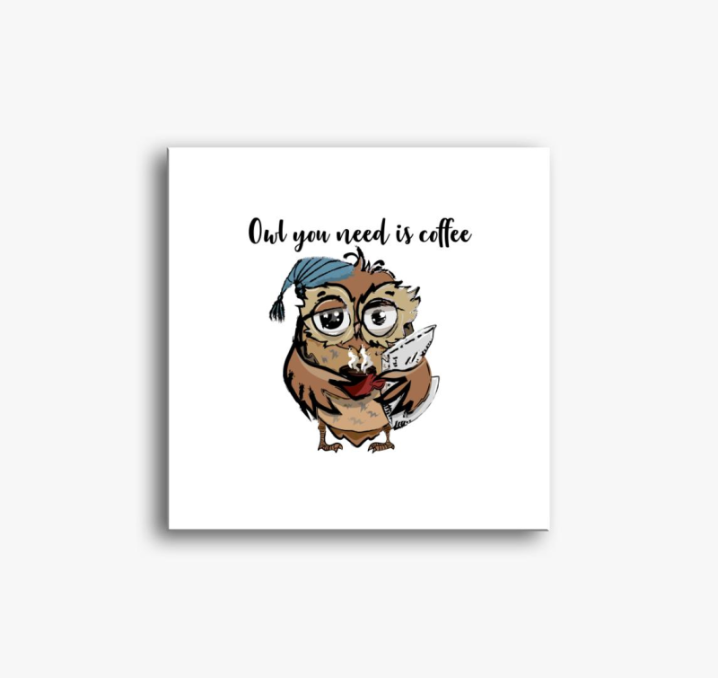 bagoly slika na platnu