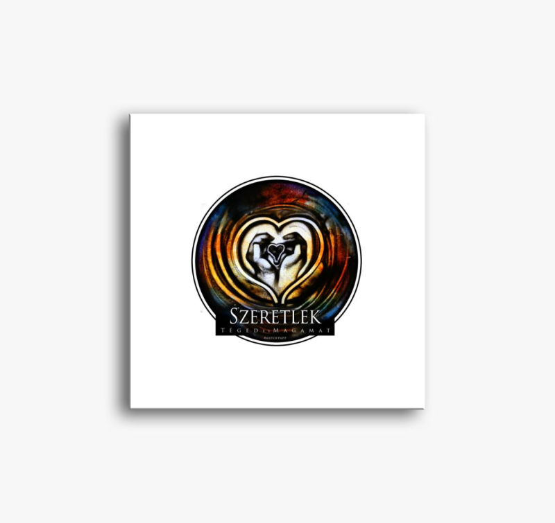 Ljubim te in Magamat slika na platnu