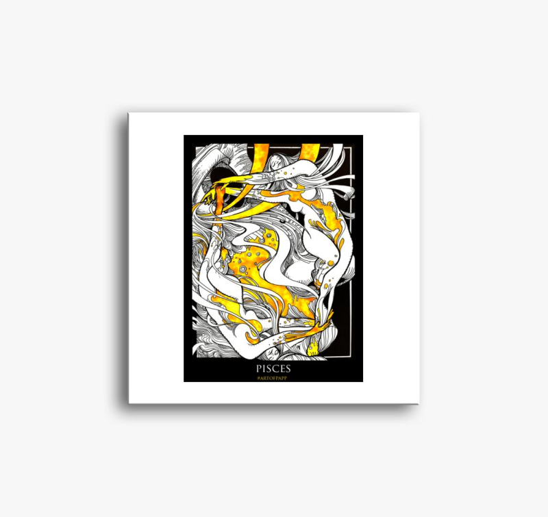 Halak slika na platnu