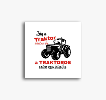 traktor eke traktoros ne kicsike slika na platnu
