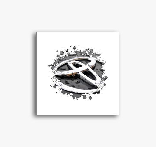 Toyota slika na platnu