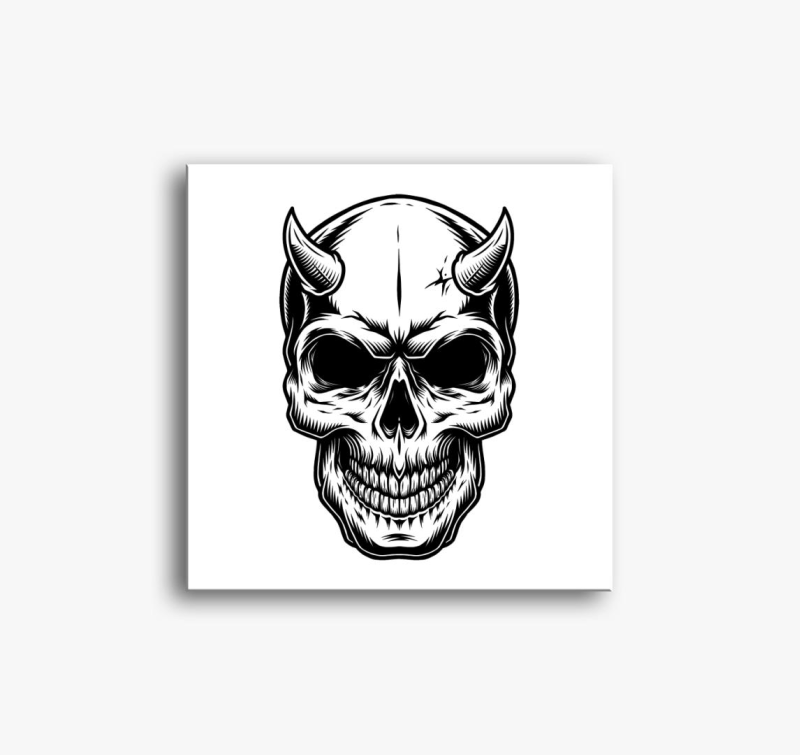 Skull koponya slika na platnu