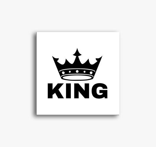 slika na platnu - king