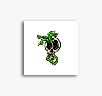 Zombie koponya slika