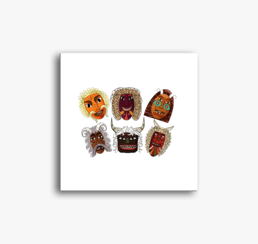 Poklade slika na platnu