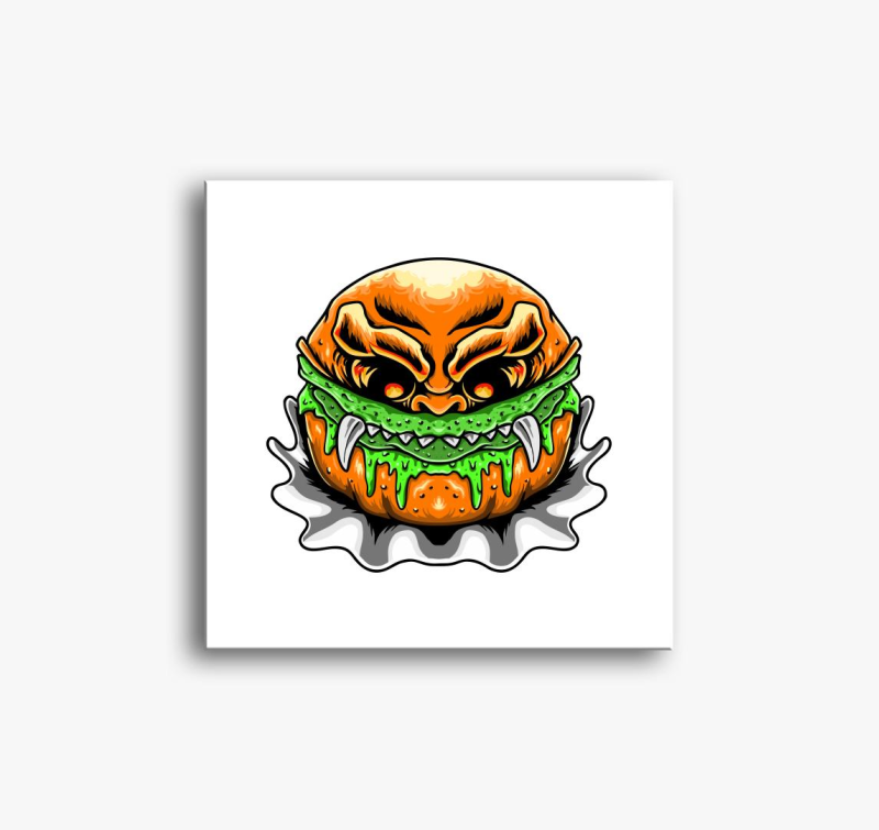 Hamburger slika na platnu 3