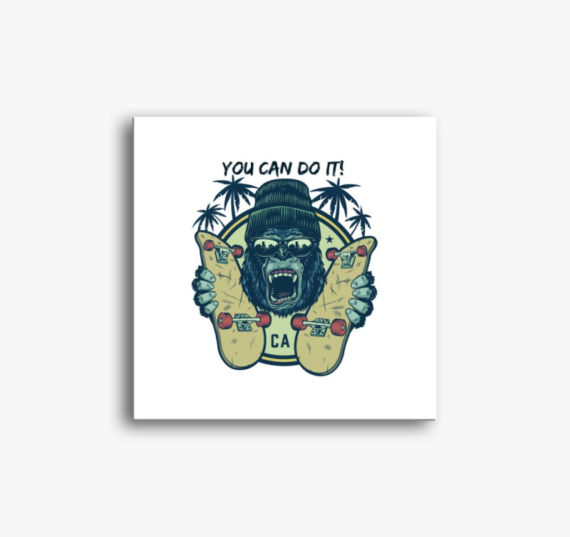 You can do it - Gorilla slika na platnu