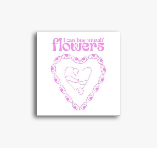 Flowers pink slika na platnu