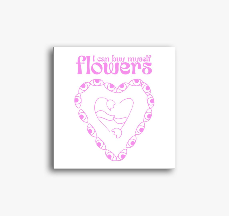 Flowers pink slika na platnu