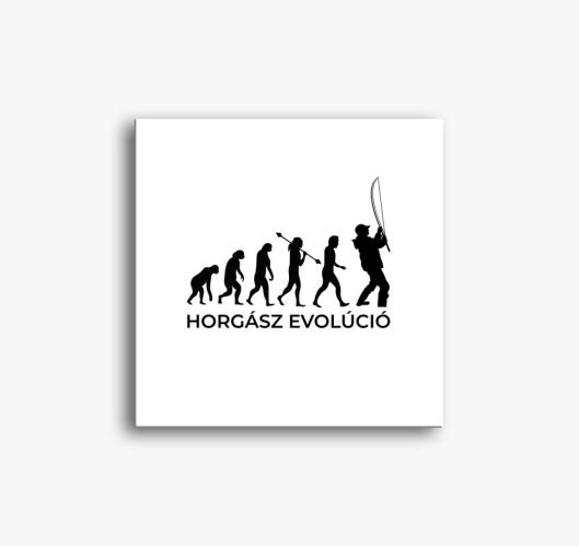 Ribič slika na platnu