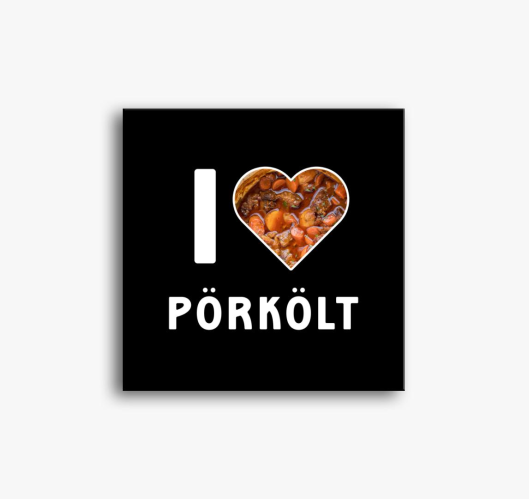 I love slika na platnu