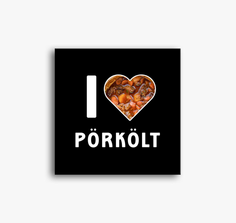 I love slika na platnu