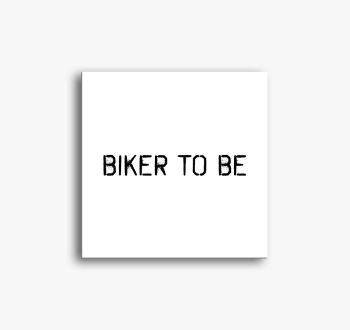 Biker to be slika na platnu