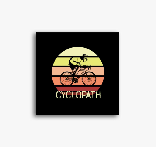 Cyclopath rjava slika na platn...