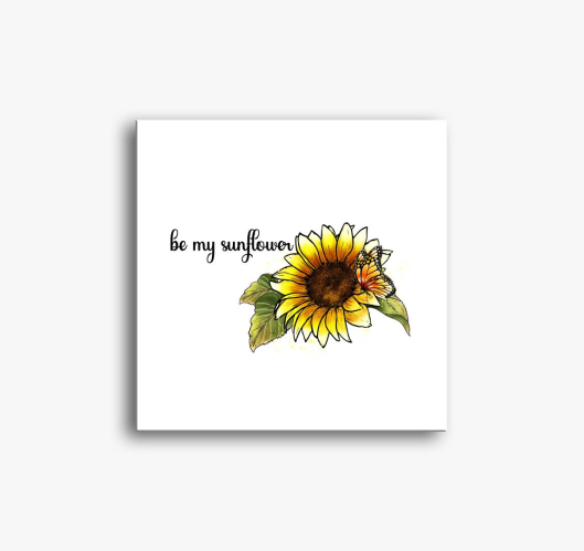 Be my sunflower slika na platn...
