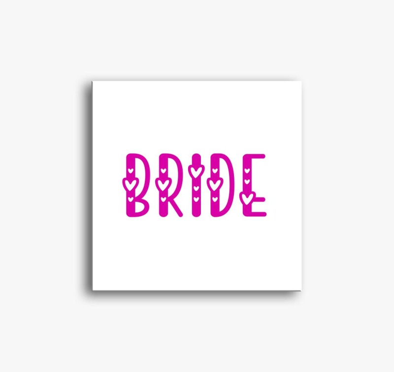 Bride pink slika na platnu