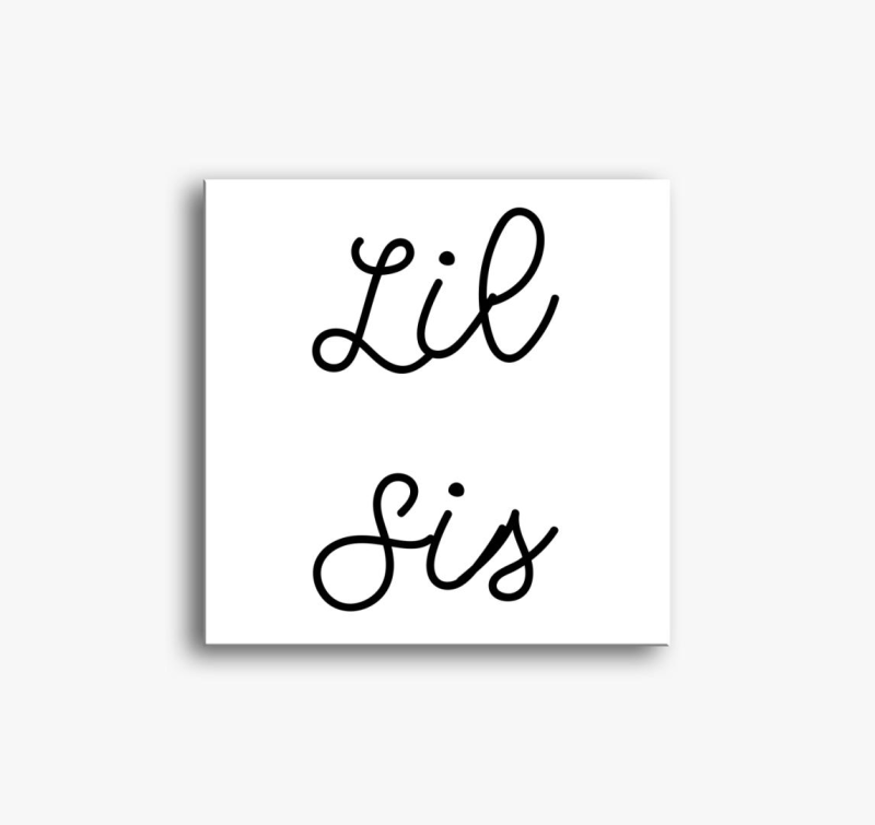 Lil Sis slika na platnu
