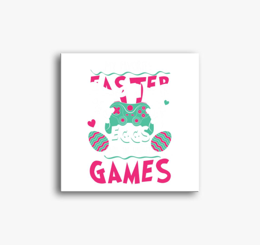 Gamer slika na platnu