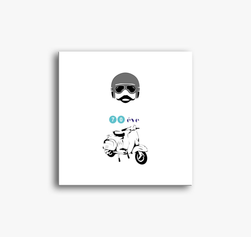 Motoros slika na platnu