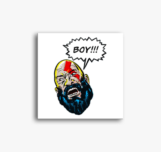 Comic Kratos - Boy!