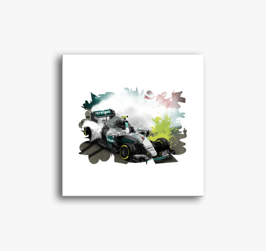 Nico Rosberg slika na platnu