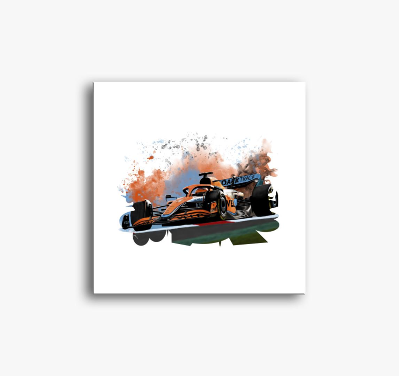 Daniel Ricciardo slika na platnu