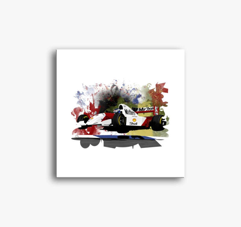 Mika Hakkinen slika na platnu