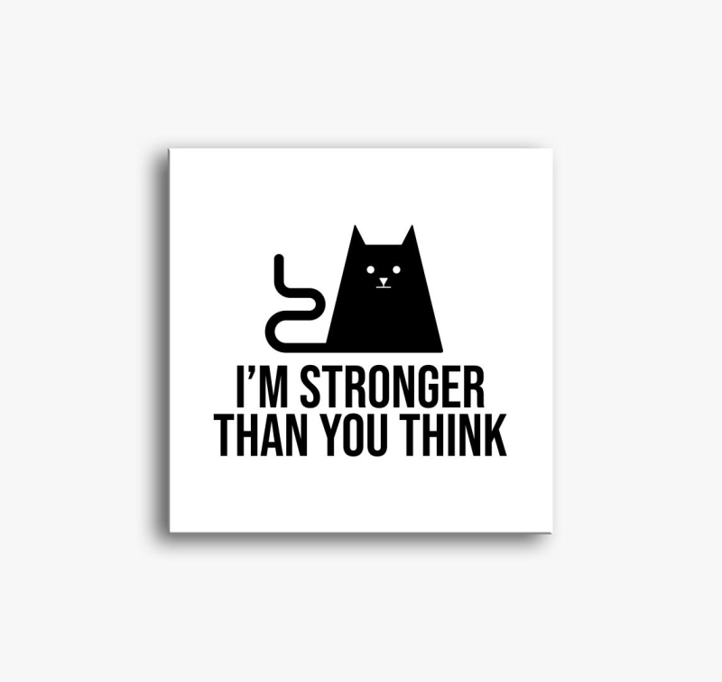 I'M STRONGER THAN YOU THINK (YCDT) slika na platnu