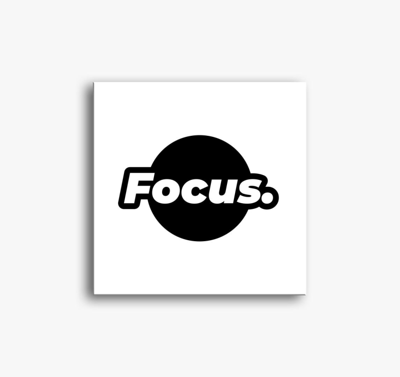 FOCUS (CTR) slika na platnu