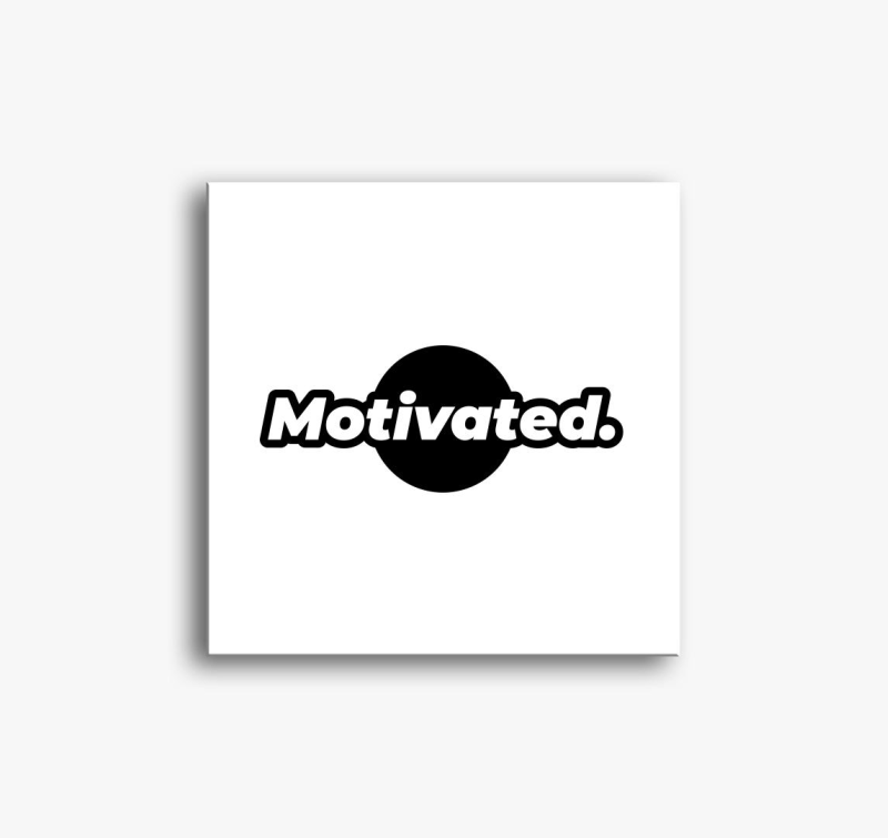 MOTIVATED (CTR) slika na platnu