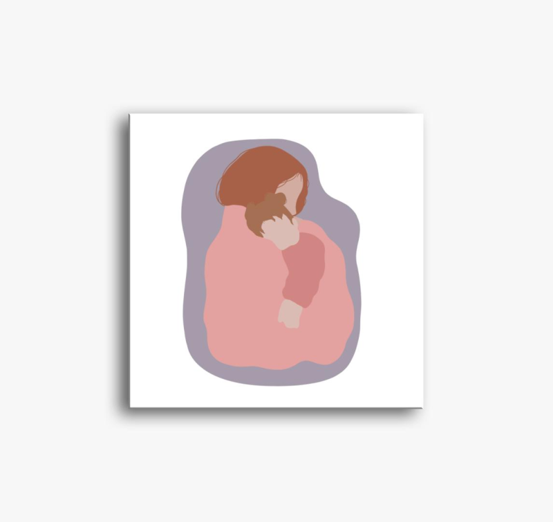 Mama slika na platnu