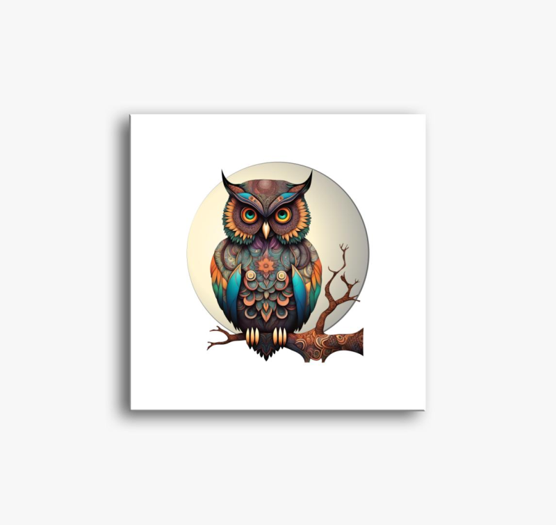 Zen bagoly slika na platnu