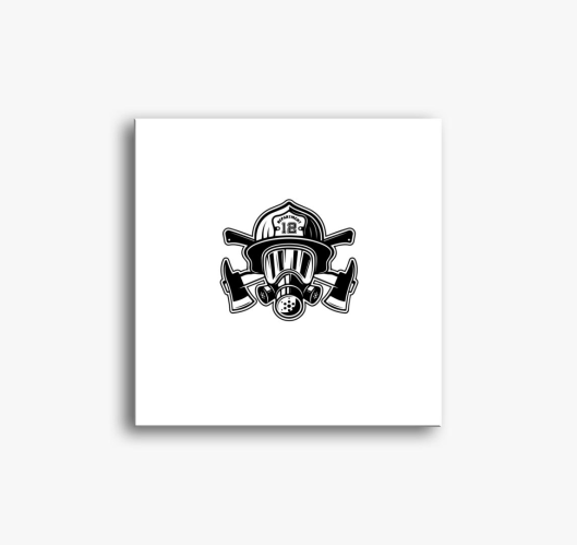 Fireman slika na platnu