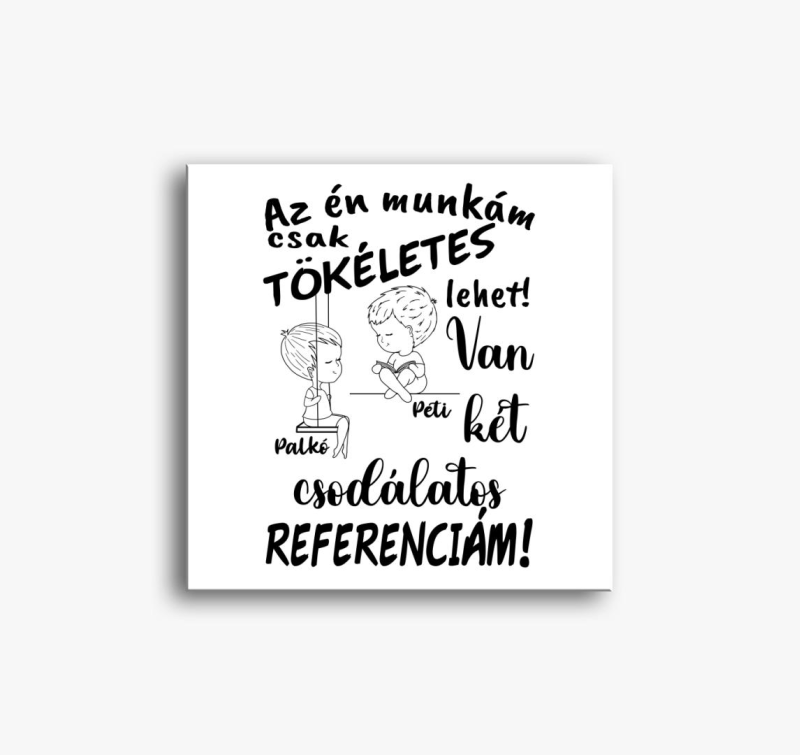 csak lehet, fant fant slika na platnu