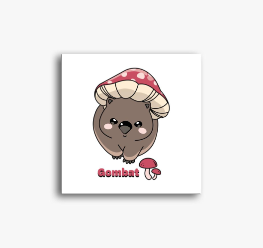 Gombat slika na platnu