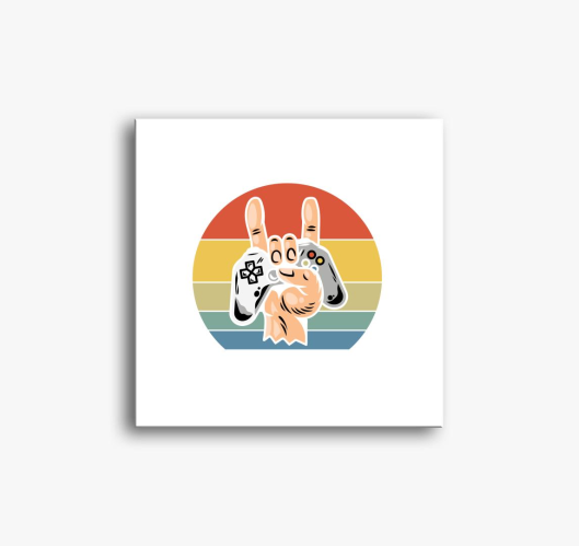 Gamer Apuka slika na platnu