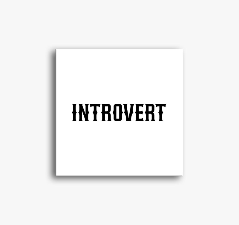 Introvert slika na platnu
