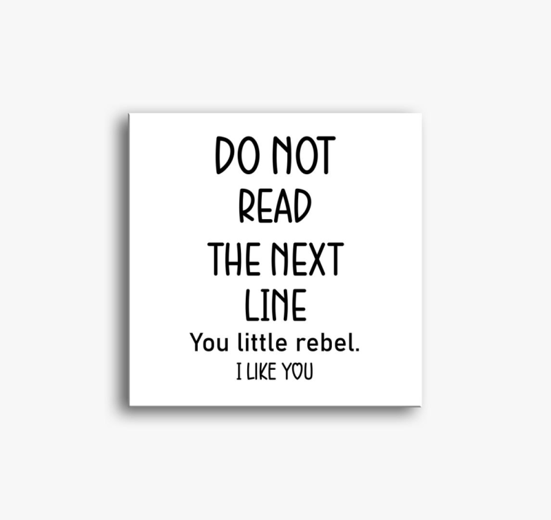 do not read slika na platnu